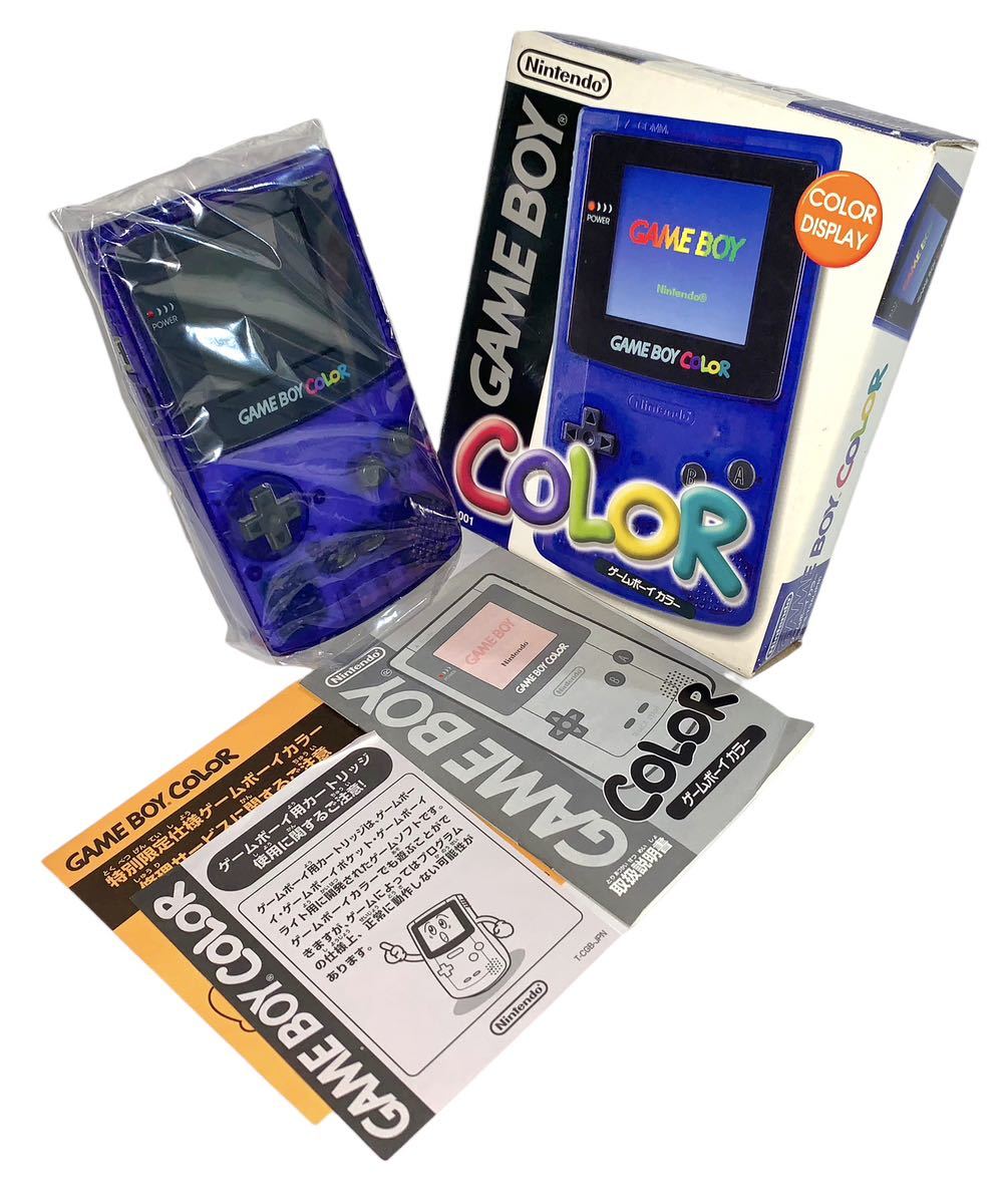 【大注目】 稀少品 ゲームボーイカラー 本体 ミッドナイトブルー ☆美品☆Nintendo - wrep.jp
