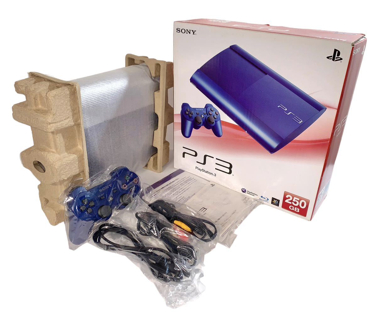 PS3 本体　PlayStation3 250GB アズライトブルー