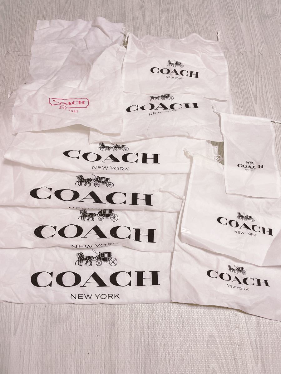 H1096 COACH コーチ　10枚　まとめ　保存袋　袋　不織布　大量　バッグ