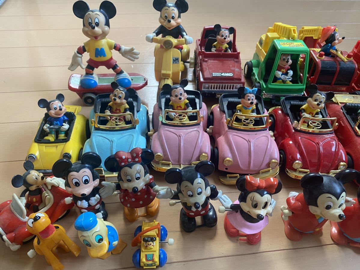 zen мой игрушка больше рисовое поле магазин Mickey minnie жестяная пластина retro Disney .... тип Vintage Vintage подлинная вещь Showa 