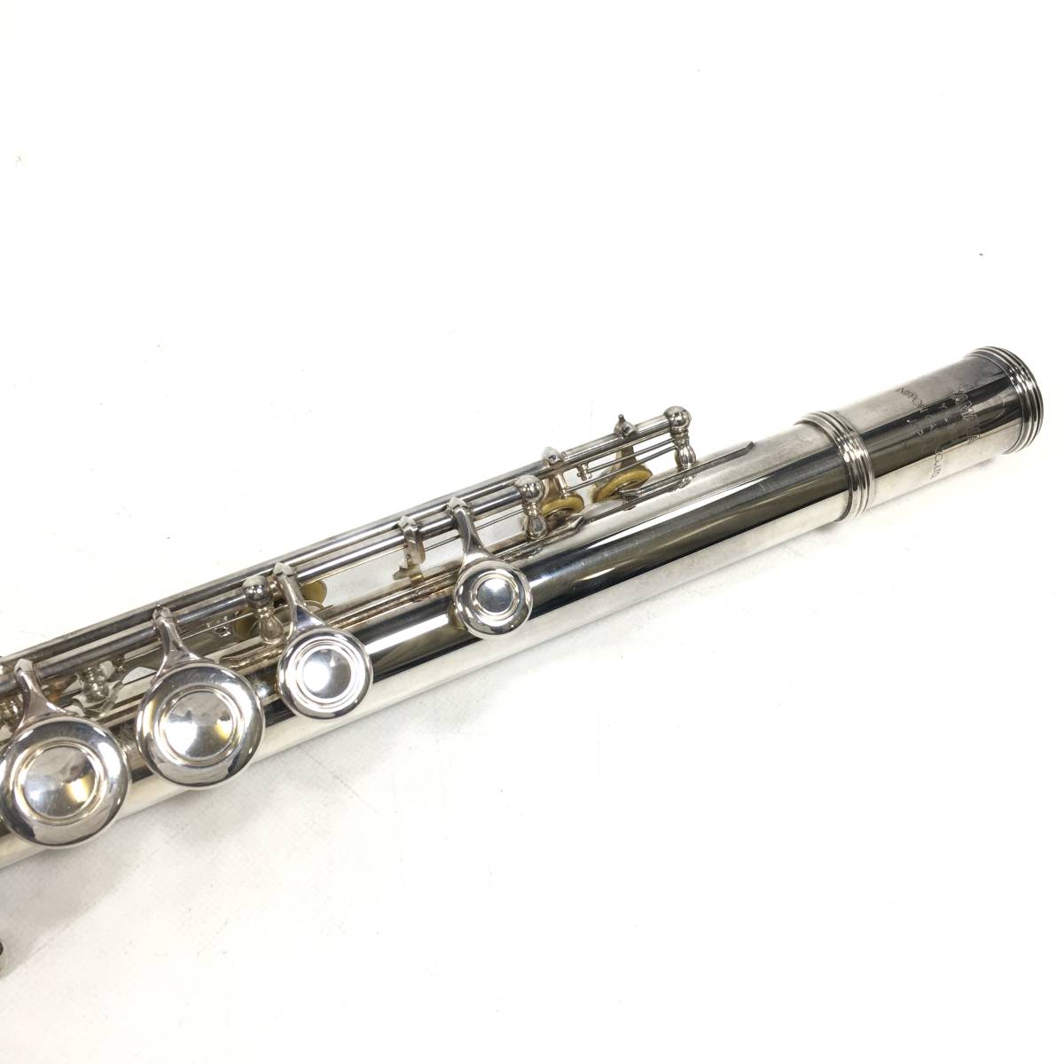 ▽YAMAHA ヤマハ YFL-311 フルート 頭部管銀製 Eメカ付 シルバー刻印