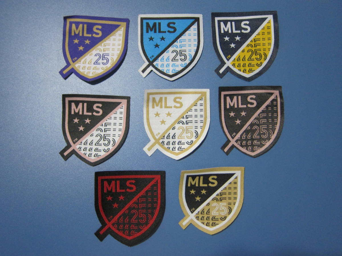 ～小物～ 2020-2021 メジャーリーグサッカー / MLS 25周年 ワッペン 7枚 (7チームカラー)_画像1