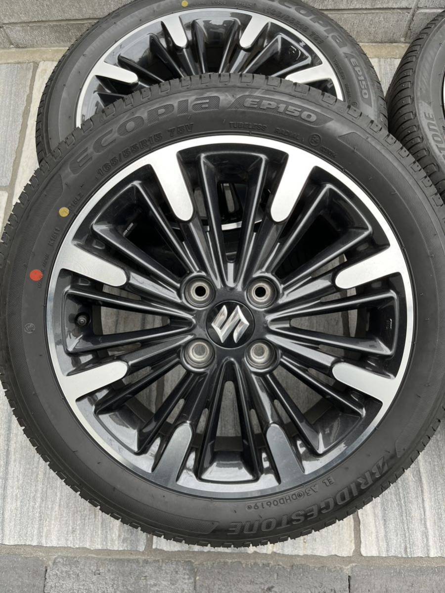 スペーシアカスタム純正タイヤホイール新車外し165/55R15 | www