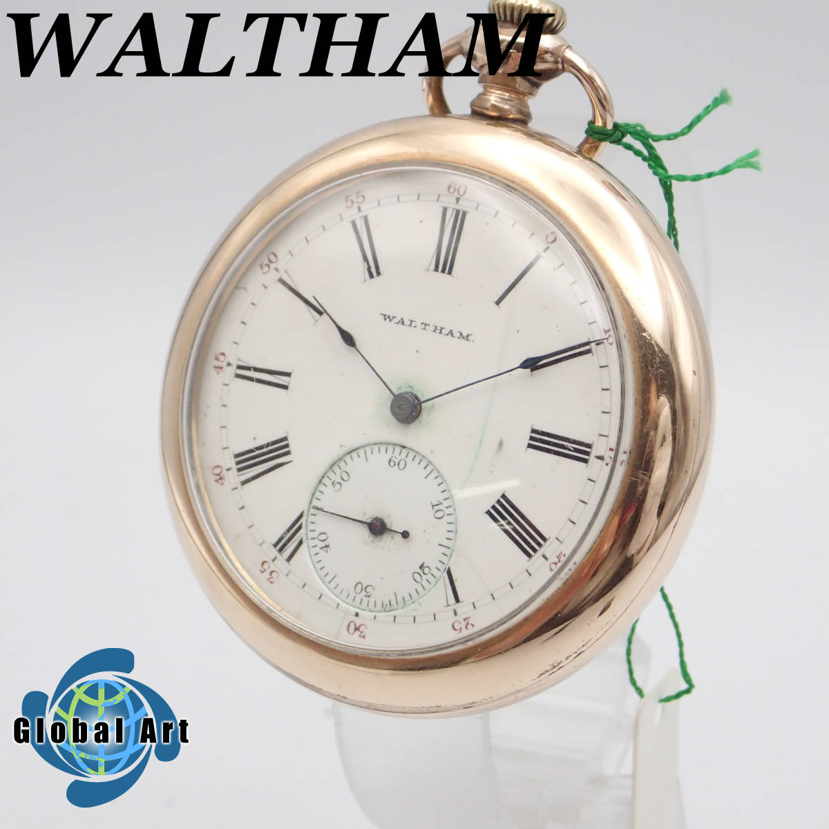 のうえ う03309【金無垢 14K 総重量約70.5g】WALTHAM ウォルサム/手