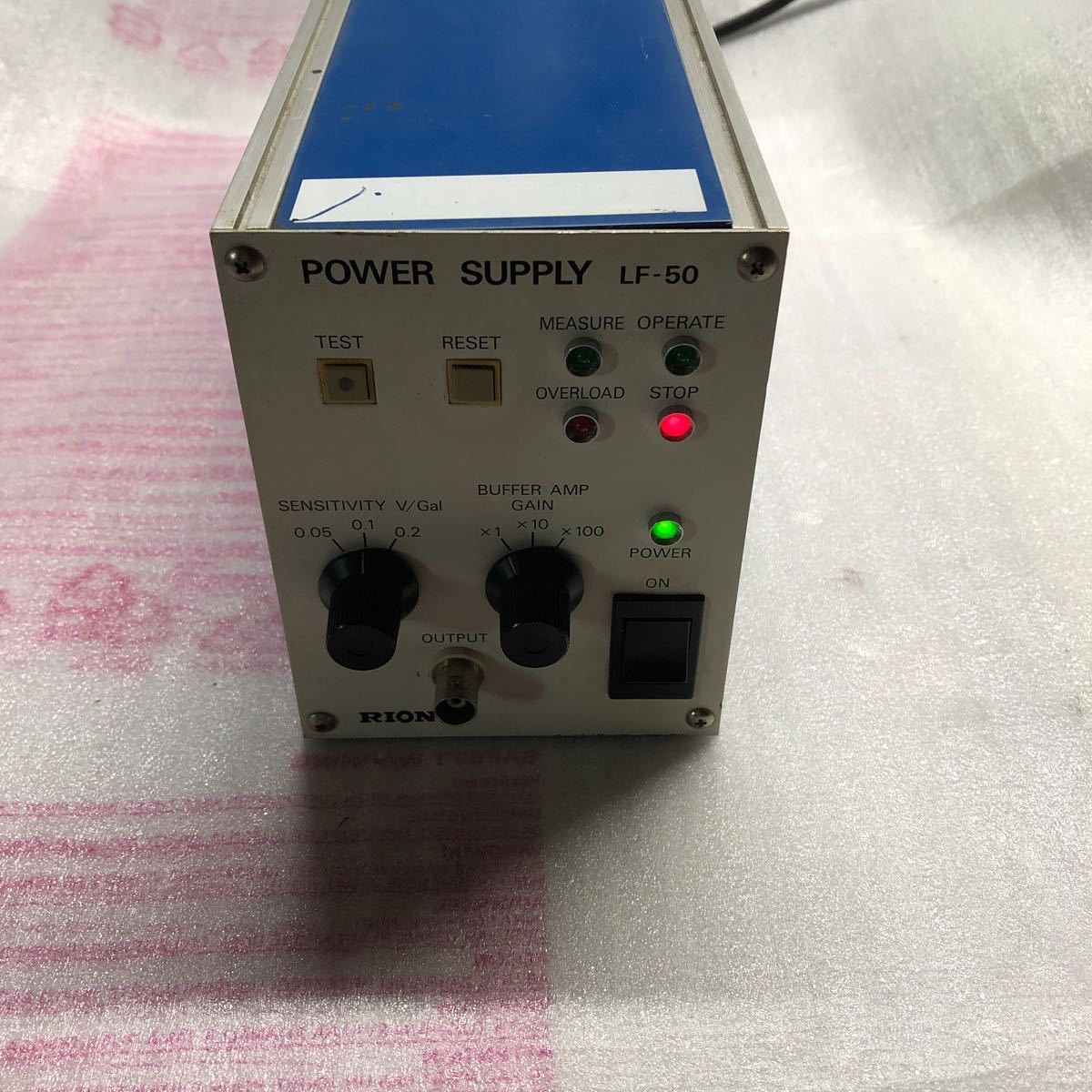 Yahoo!オークション - RION レーザー加速度用電源 LF-50 Yahoo!オークション - RION レーザー加速度用電源 LF-50