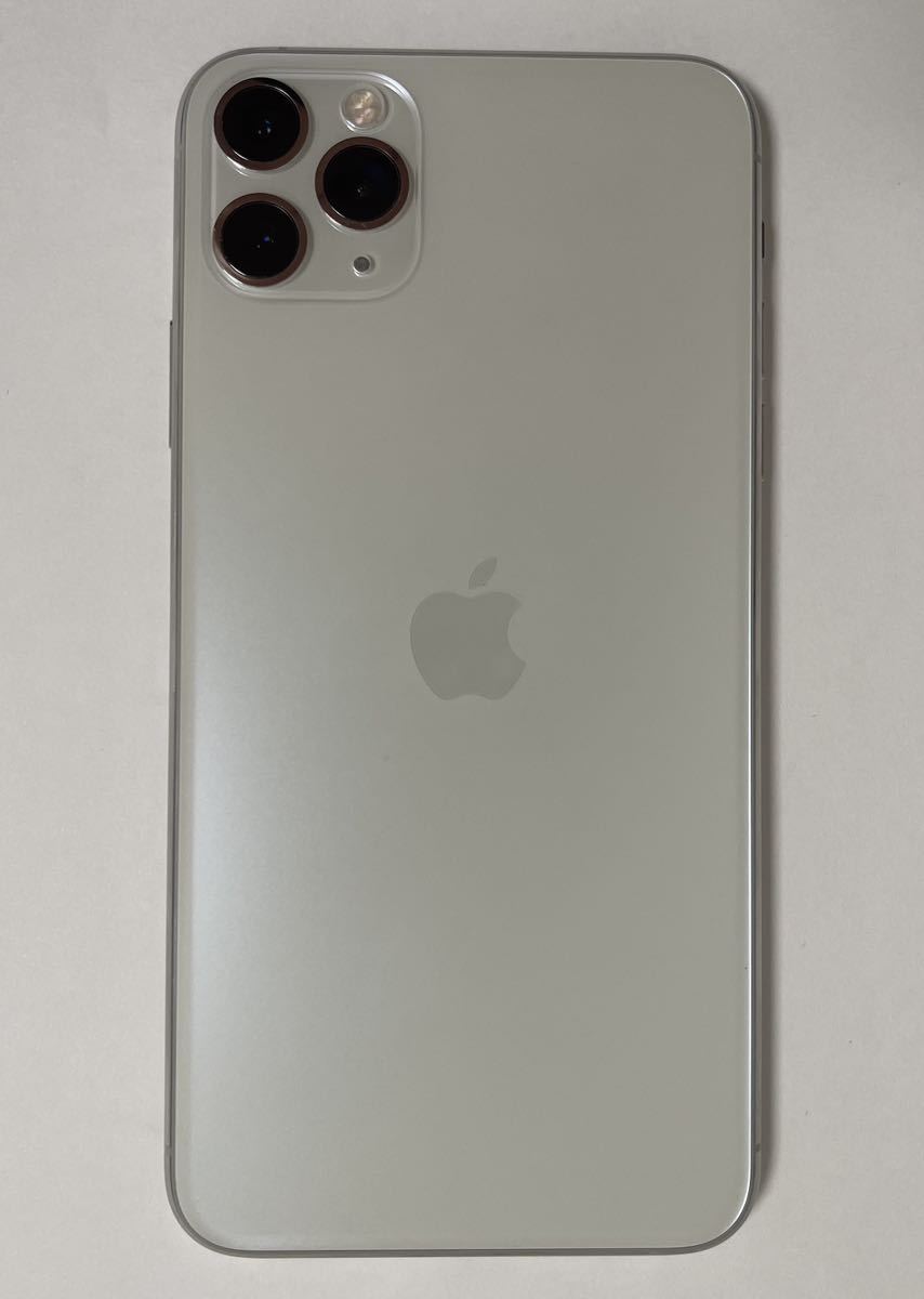 【中古品】docomo ドコモ スマートフォン Apple iPhone11 Pro Max 64GB MWHF2J/A シルバー○ ※SIMロック解除済み _画像1