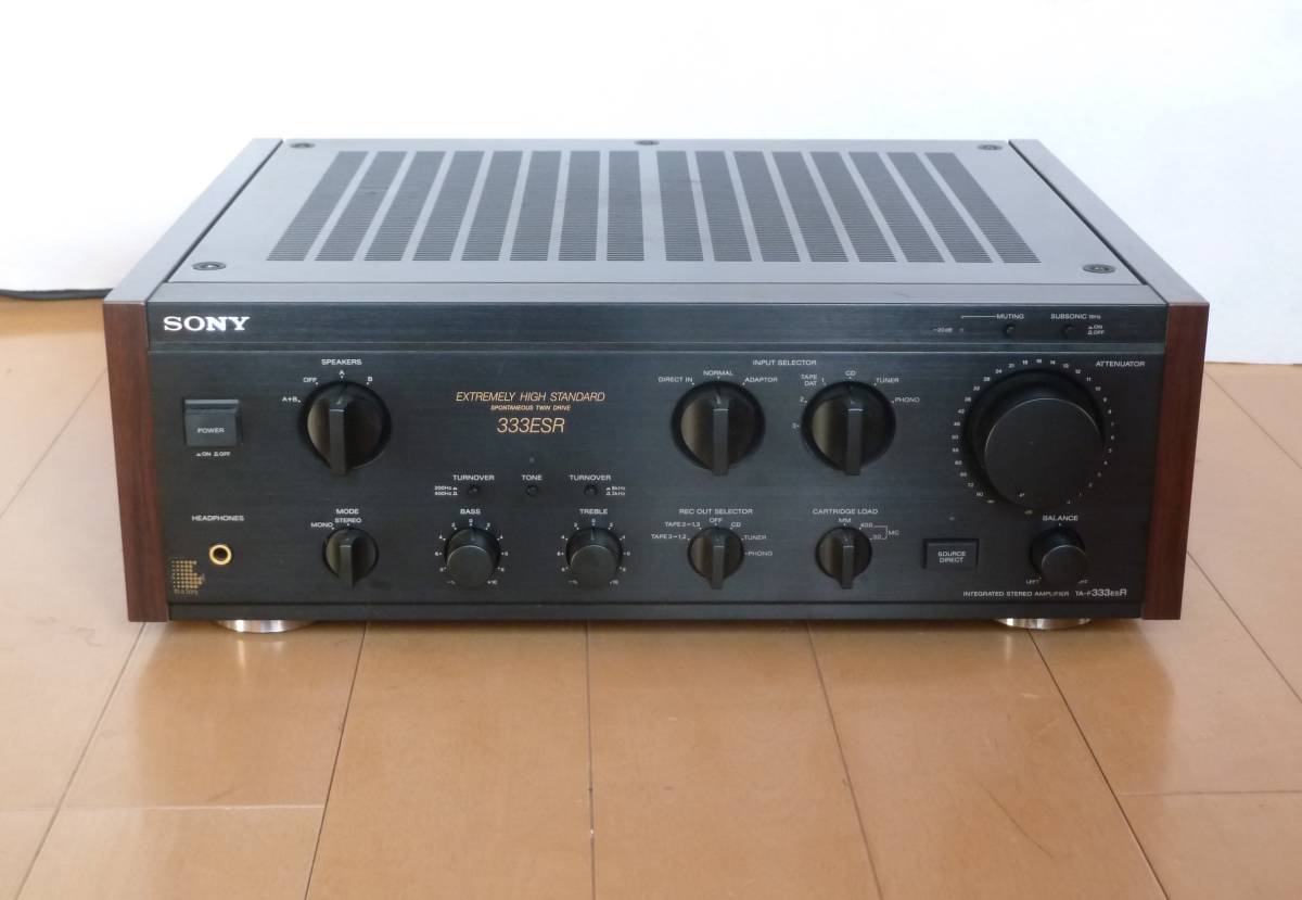 SONY プリメインアンプ TA-F333ESR 【動作品 美品】 Yahoo!オークション - SONY プリメインアンプ TA-F333ESR 美品