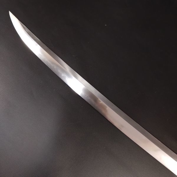 日本刀 真剣 刃長70cm 無銘 白鞘 登録証有 武具 刀装具 刀剣の画像4