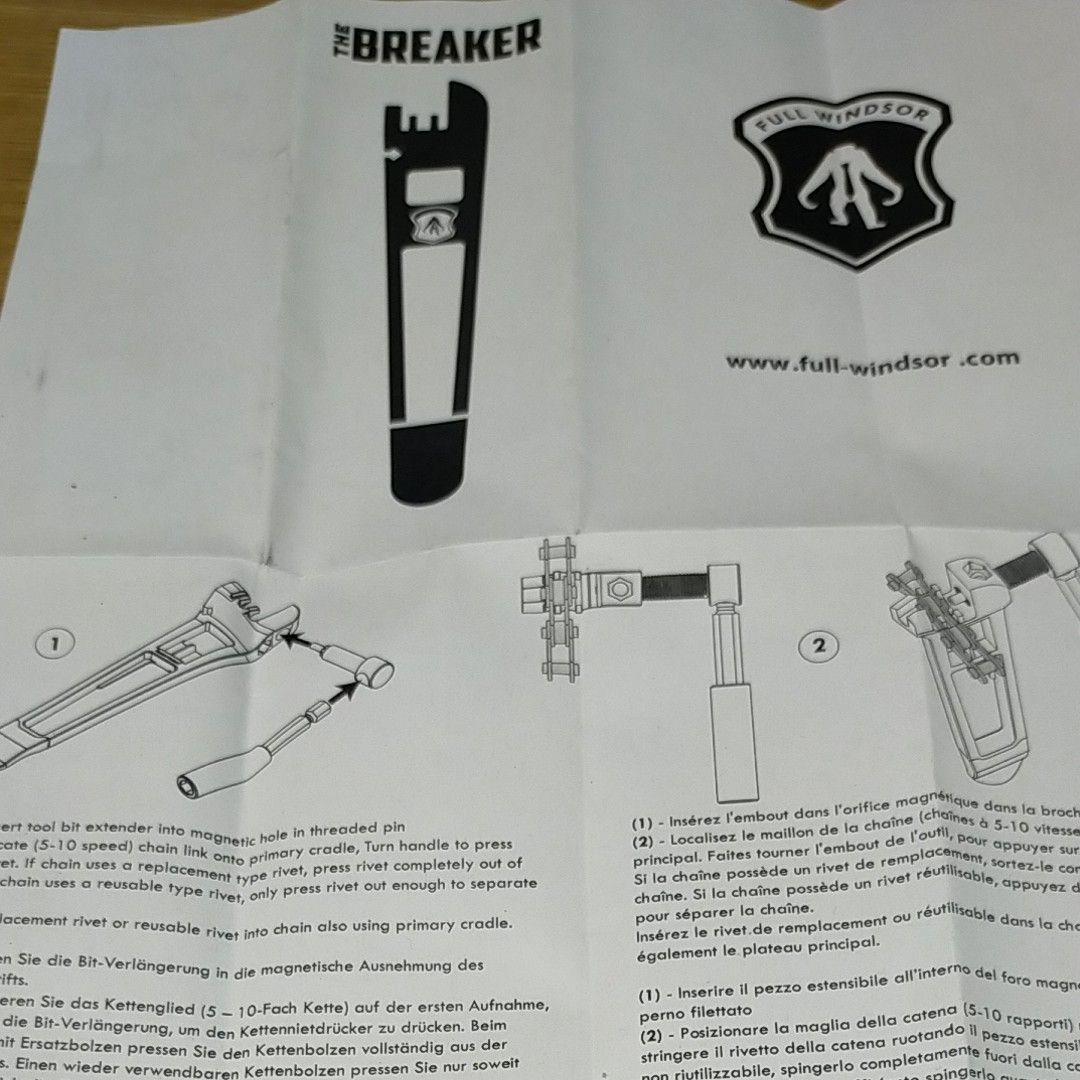 THE BREAKERサイクルマルチツール　本革　イギリスデザイン