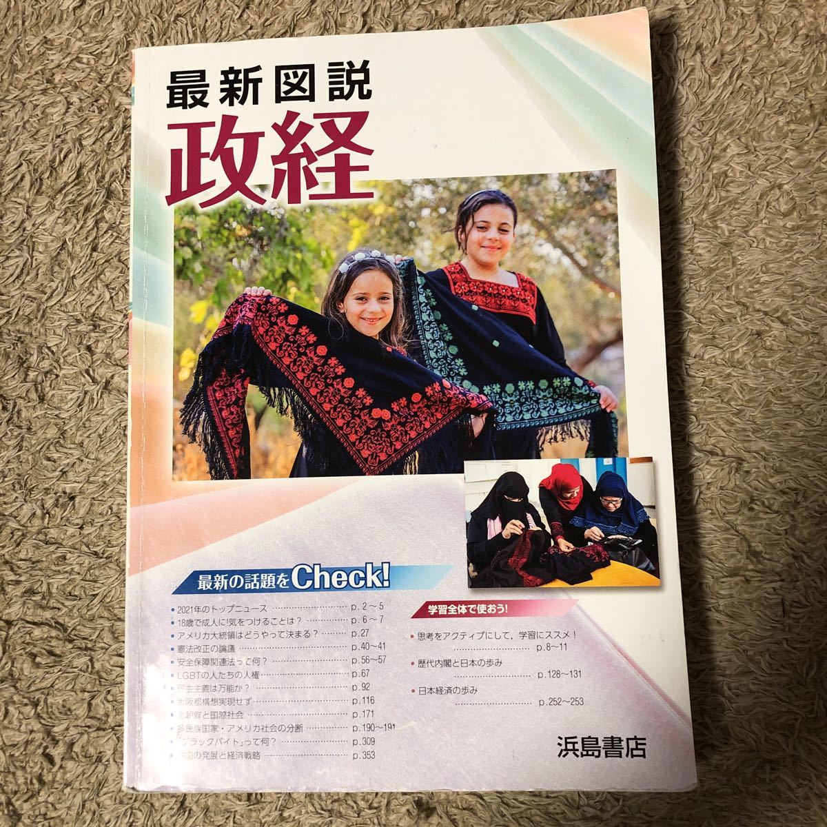 最新図説　政経　浜島書店