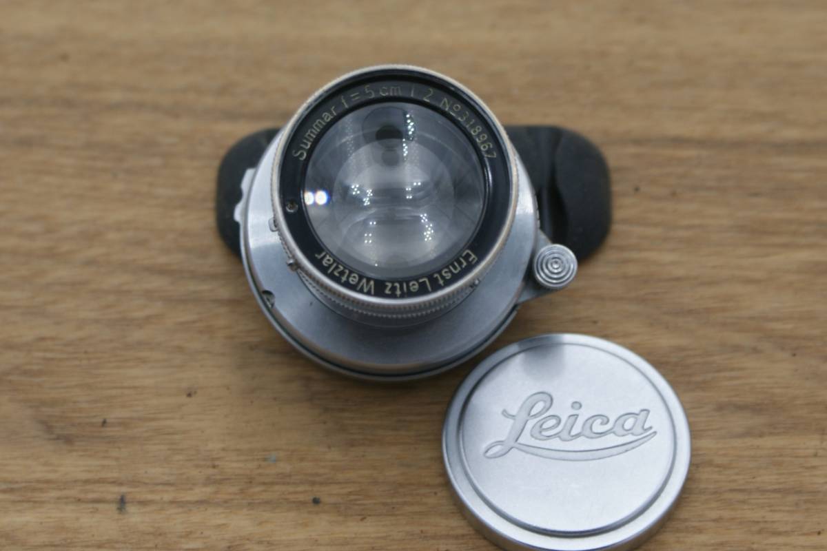 高評価! 8158 良品 LEICA Summar 5cm 2 キャップ付き showmaisbrasil