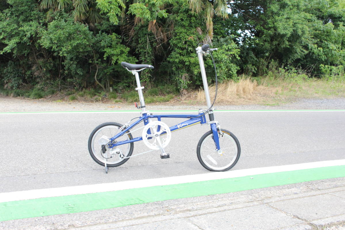 ☆新品☆5LINKS折り畳自転車 16インチ 9段 Blue/Gold www.anac-mali.org