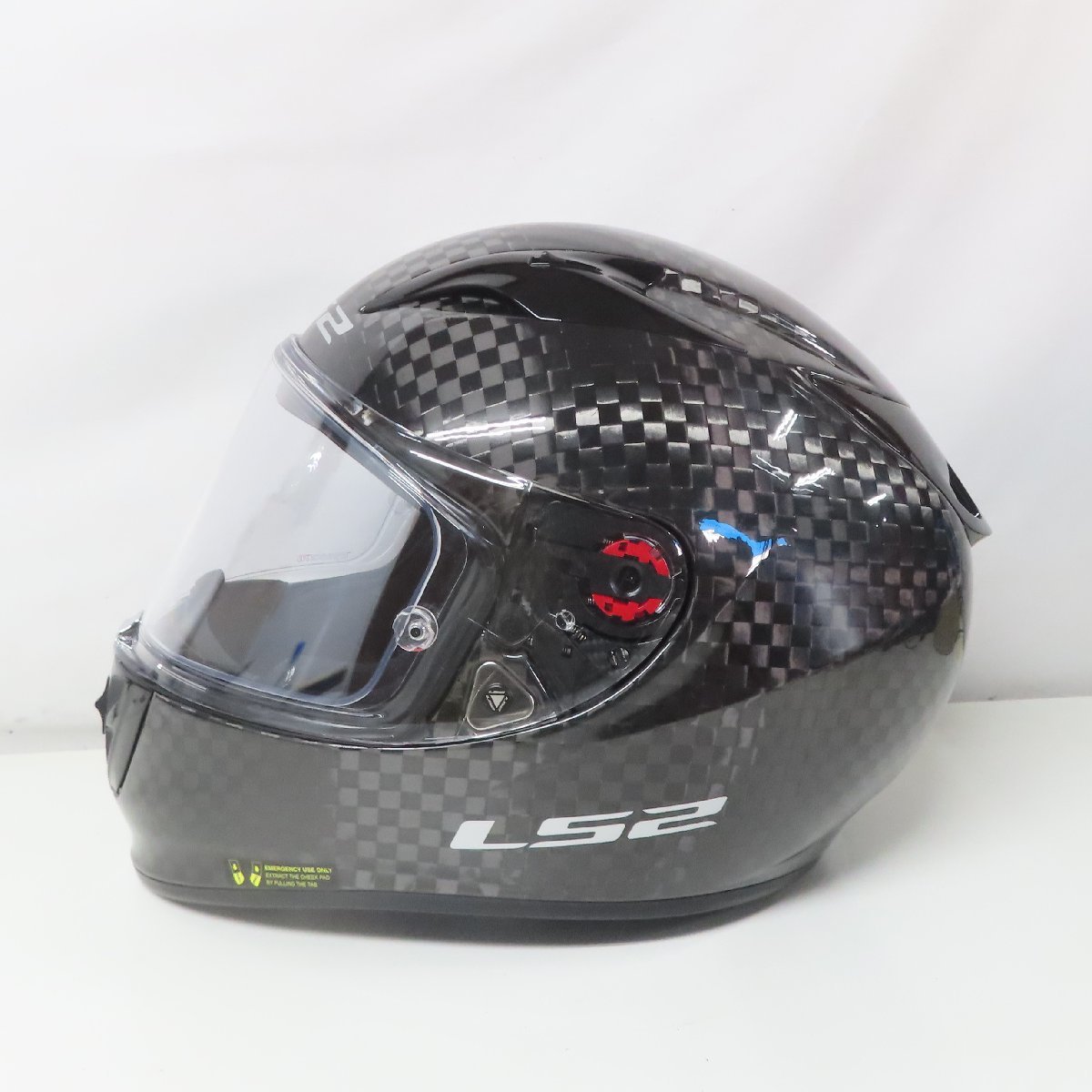 【試着のみ】【未使用】LS2 ARROW C EVO カーボン フルフェイスヘルメット XLサイズ 新品同様 美品 バイク 二輪 オートバイ ツーリングの画像4