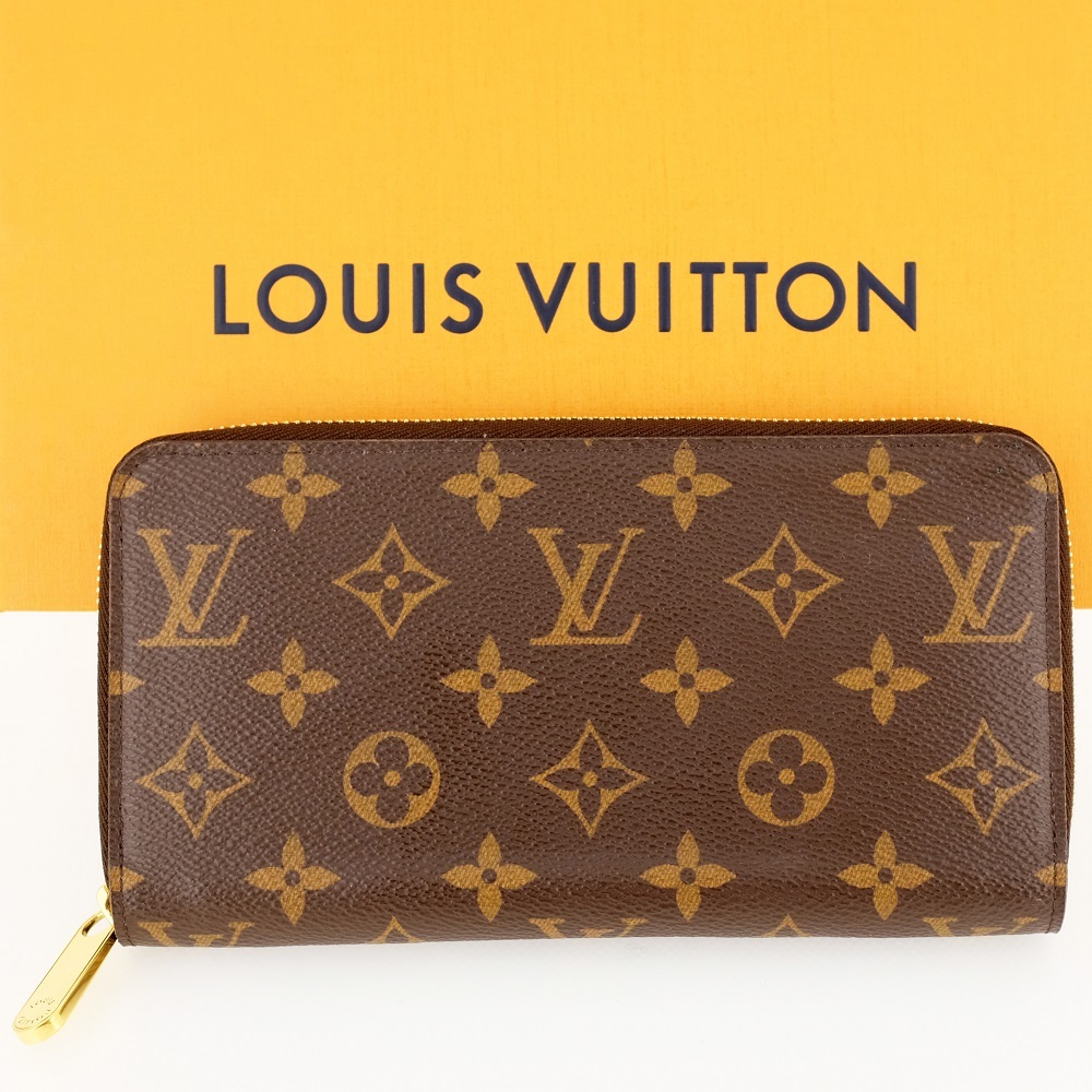 美品】LOUIS VUITTON ルイヴィトン モノグラム ジッピー・ウォレット