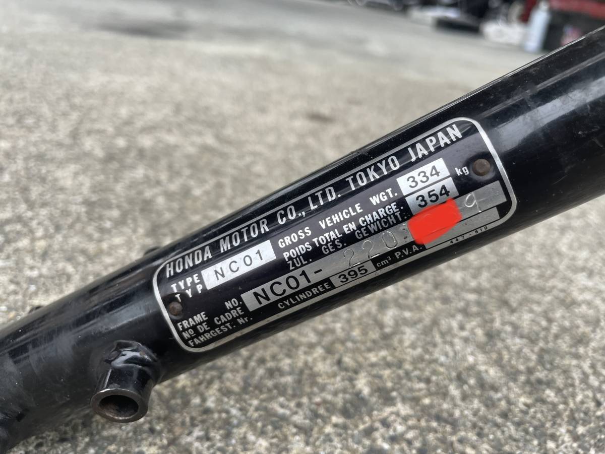 ホンダ CM400T 書類付フレーム!!cb400t cb250t cm250t バブ ホーク 旧