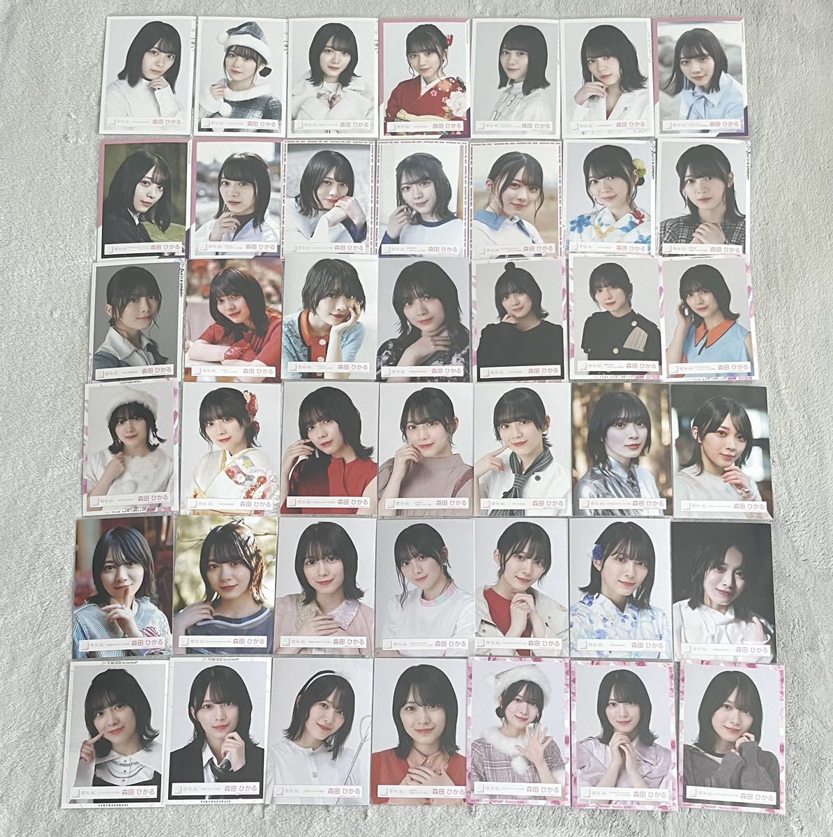ください】 櫻坂46 生写真 森田ひかる コンプ(封入除く)42種 まとめ