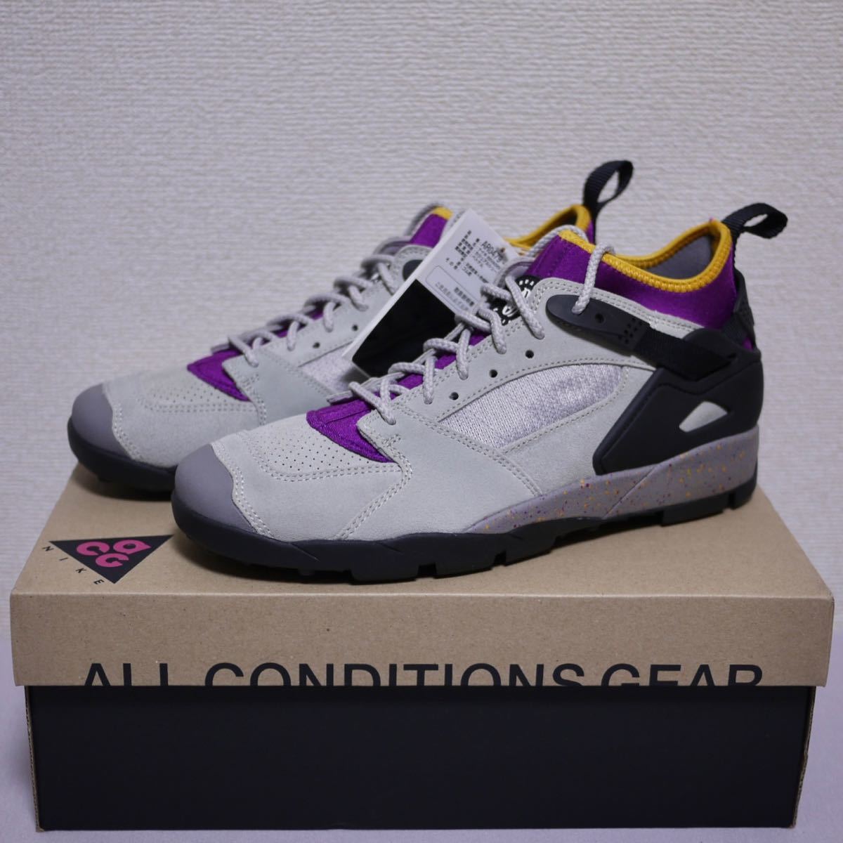 2018 新品 Dead Stock NIKE AIR REVADERCHI US9 27cm ナイキ エア リバデルチ GRANITE BLACK RED PLUM グラナイト プラム ACG AR0479-001_画像1