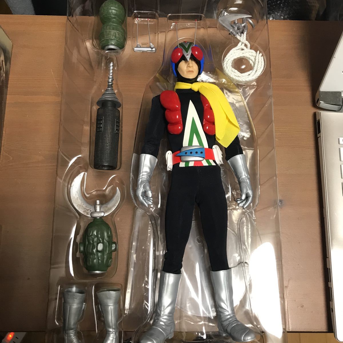 iiooometi com игрушка настоящий action герой zRAH 1/6 шкала Kamen Rider V3 Riderman 2004 Deluxe модель 