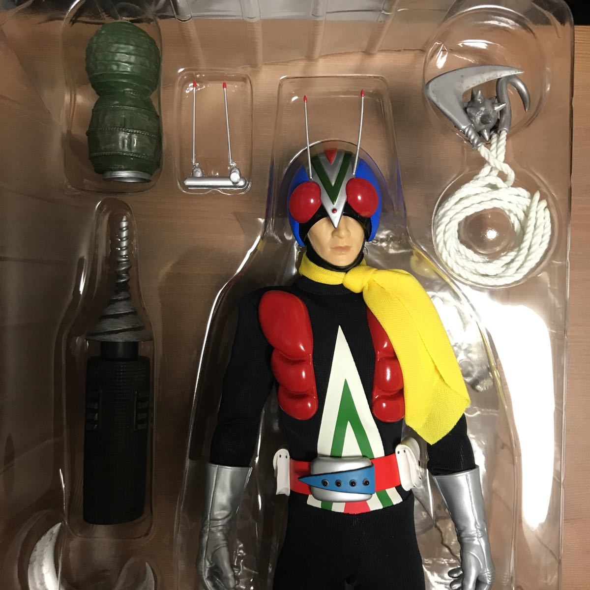 iiooometi com игрушка настоящий action герой zRAH 1/6 шкала Kamen Rider V3 Riderman 2004 Deluxe модель 