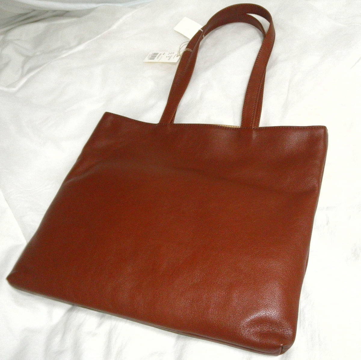  new goods Dakota dakota shoulder handbag tote bag mobile cow leather leather scorching tea type pushed . processing all leather tag attaching unused somewhat defect 