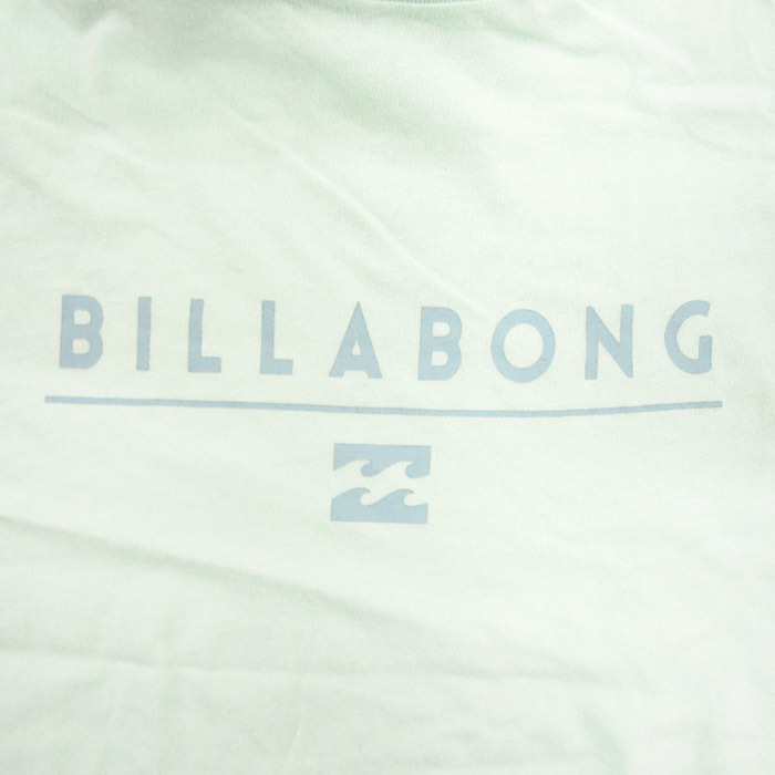 ビラボン 半袖Tシャツ フロントロゴ レギュラーフィット コットン100% トップス メンズ Sサイズ グリーン BILLABONG_画像4