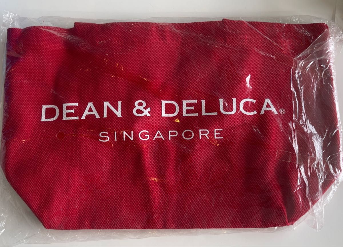 本日中　DEAN&DELUCA ディーンアンドデルーカ トートバッグ レッド