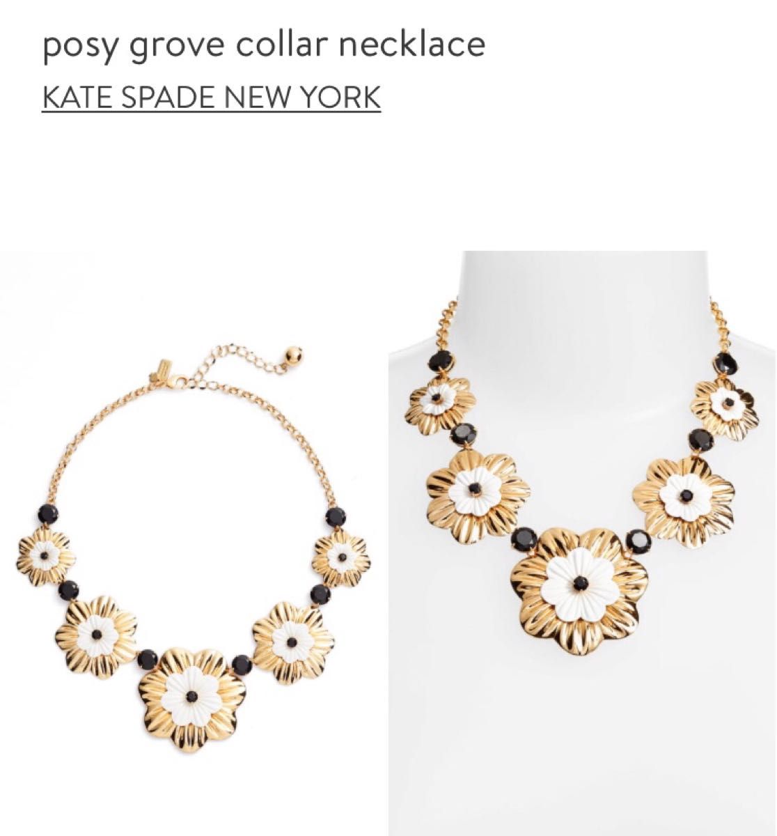 kate spade ケイトスペード　pozy grove ネックレス★