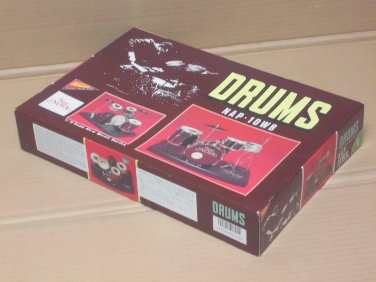ドラム　DRAMS NAP-10WB　1/8　ドラムセット　Nichimo ニチモ 日本模型 模型 プラモデル_画像5