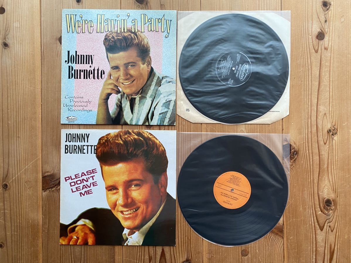LP JOHNNY BURNETTE ジョニー・バーネット/ レコード まとめて 2枚セット 同梱歓迎_画像2