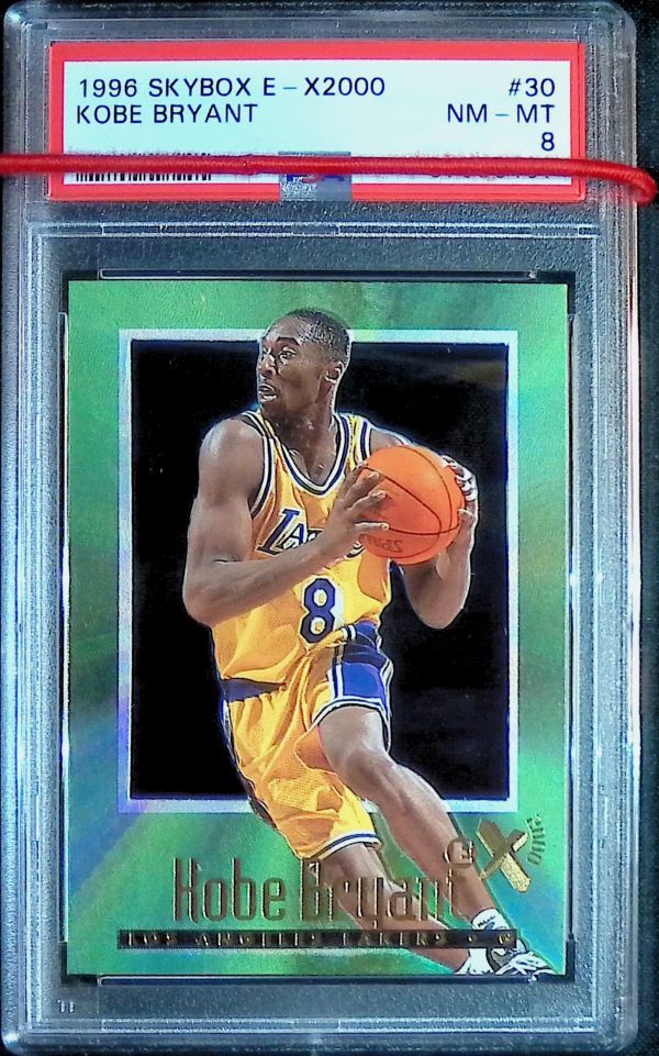 【NBA】1996-97 E-X2000 RC Kobe Bryant 【PSA8】