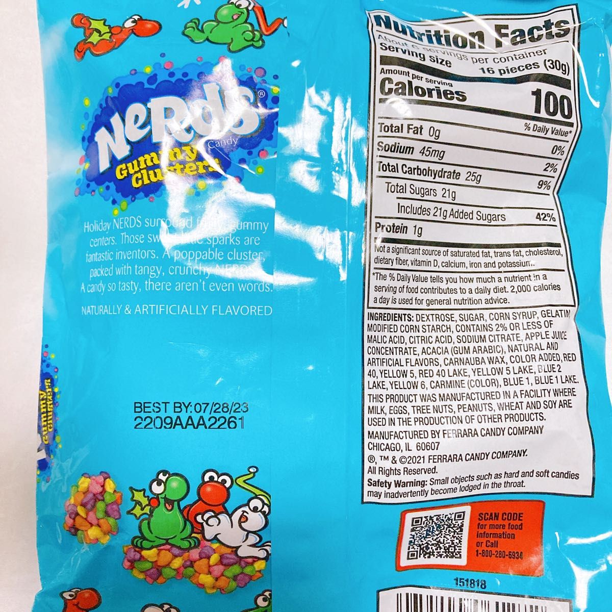 アメリカ お菓子 nerds ナーズ キャンディー 大袋 ロープグミ アメリカ お菓子 nerds ナーズ キャンディー 大袋 ロープグミ