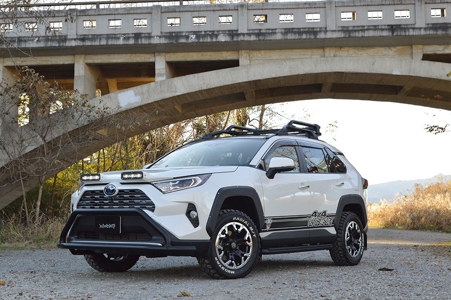 【M’s】50系 RAV4 前期 MAXX54 AXAH54 (2019.4-) AVANZARE 4X4 ワイパーガード (PVC) アヴァンツァーレ エアロ スポイラー ラブ4 ラヴ4 50_画像8