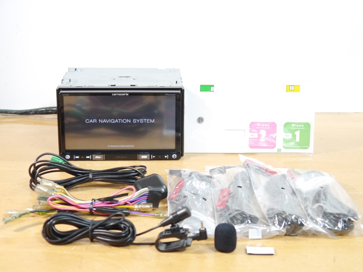 【0313】 AVIC-RZ06Ⅱ(RZ07同等) 2022年最新地図 オービス 未使用アンテナ付 フルセグ/DVD/Bluetooth/USB/SD カロッツェリアcarrozzeria
