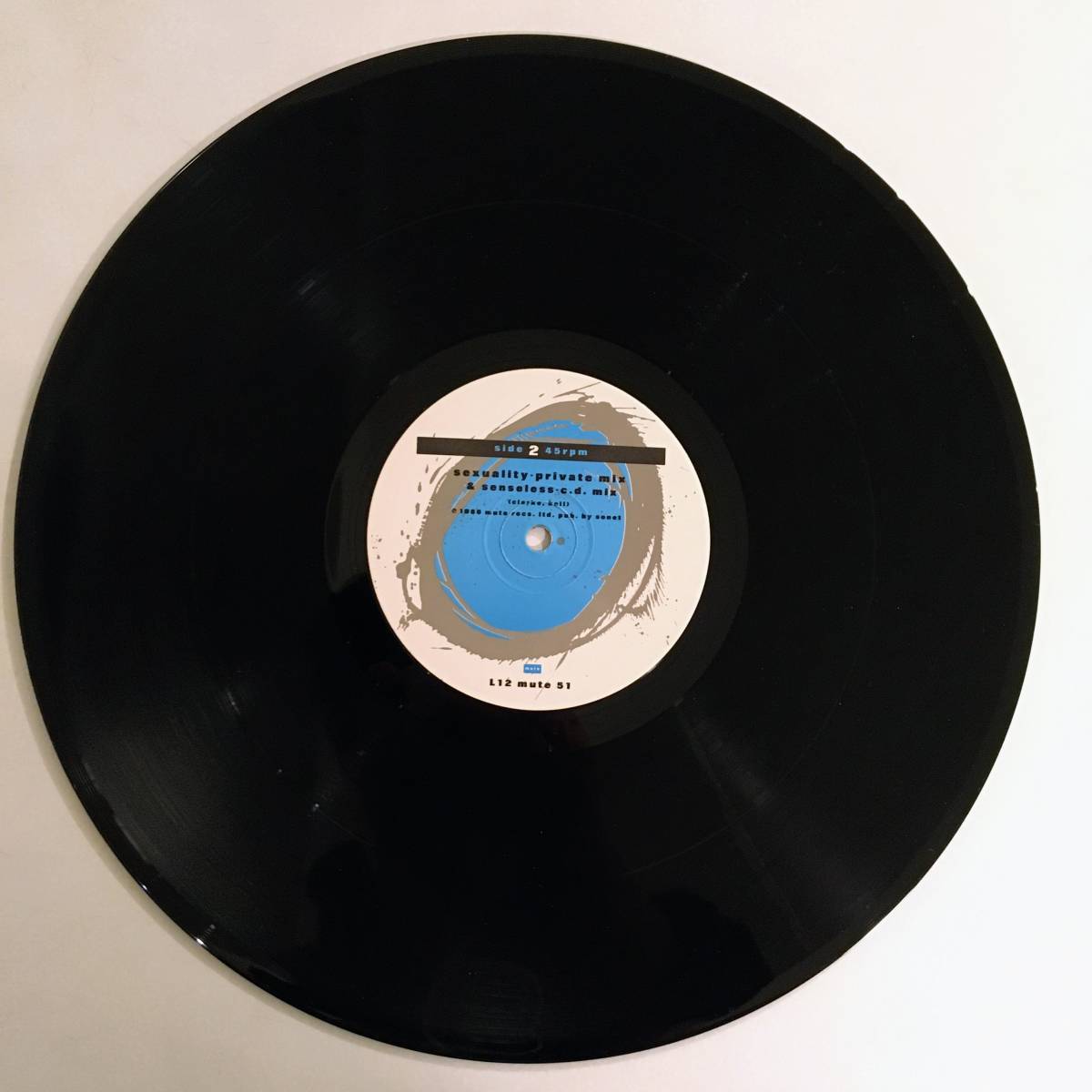 イレージャー/ erasure 12"シングルレコード「Sometimes (Shiver Mix)」（UK盤）| MUTE Records L12 mute 51（限定盤）_画像4