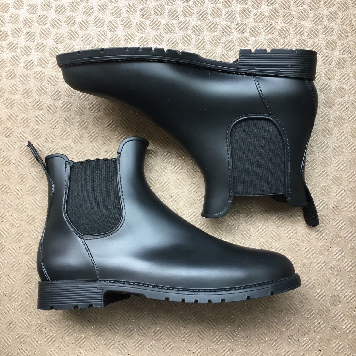 *[ UMO ]* France made TUCSON PVC side-gore rain boots * size 38