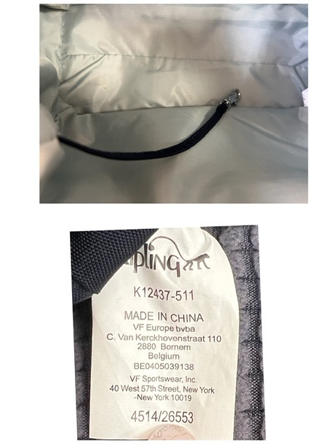 Kipling/ Kipling нейлон 2Way сумка на плечо / ручная сумочка темно-синий серия 