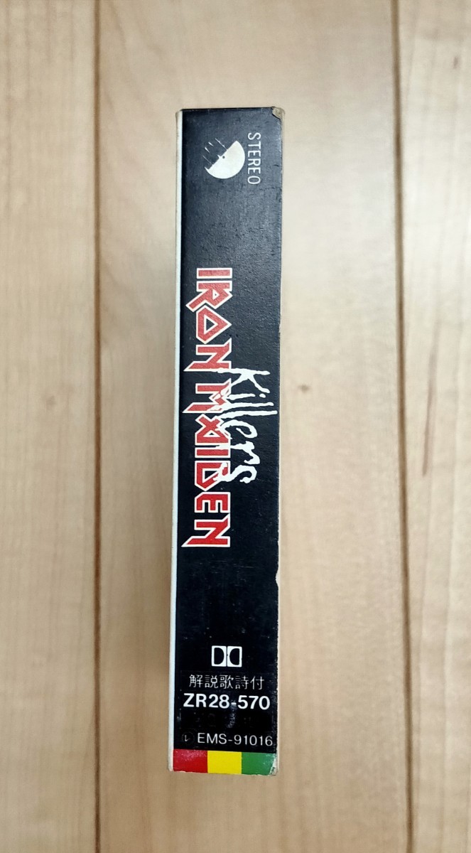 Iron Maiden Killers Japanese record cassette tape iron * Maiden killer zcasette tape Japan iron Maiden 