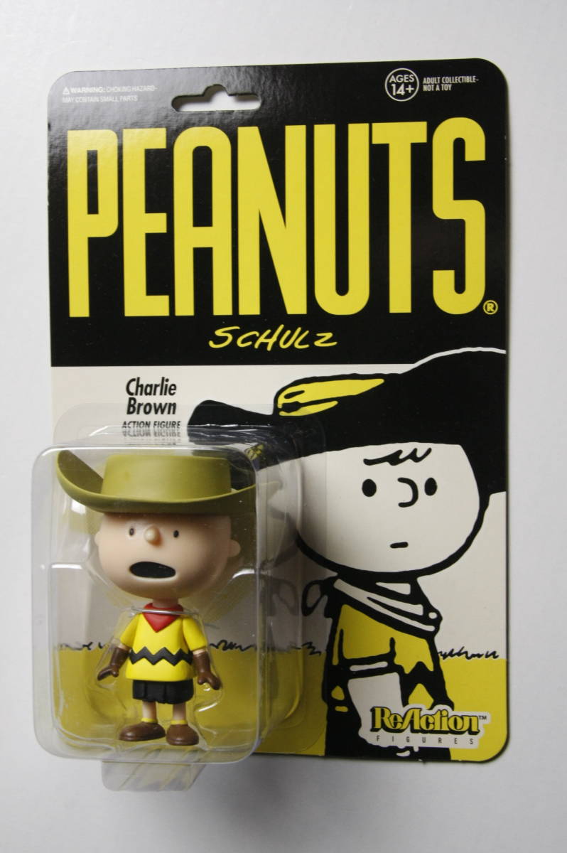  Charlie Brown фигурка kau Boy PEANUTS ReAction Figure Cowboy Charlie Brown ( Peanuts Snoopy )