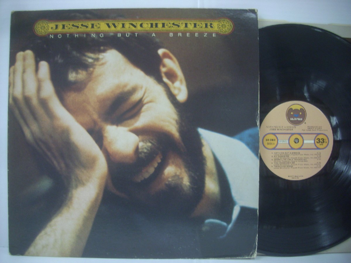 ■ LP 　JESSE WINCHESTER ジェシ・ウィンチェスター / NOTHING BUT A FREEZE そよ風のように US盤 BEARSVILLE BR 6968 ◇r50301_画像1