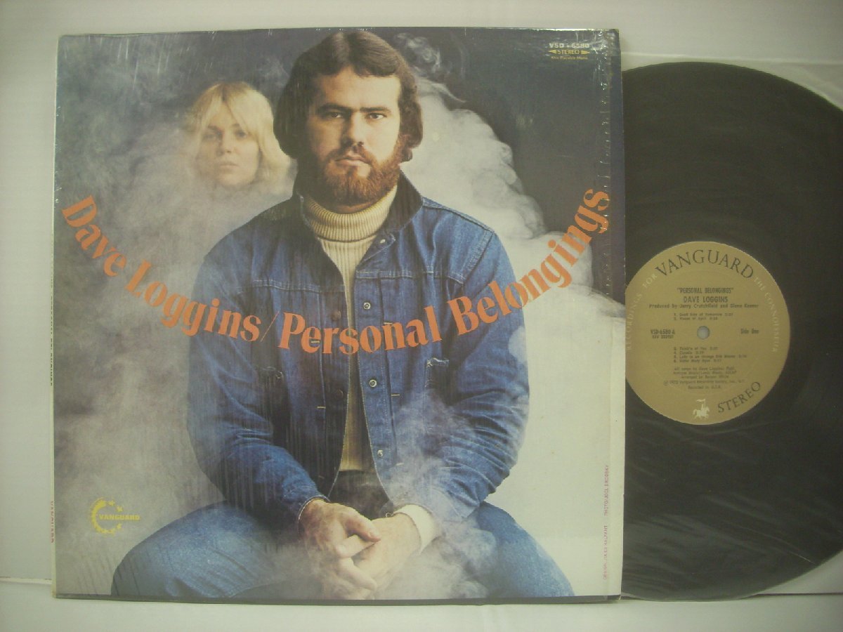 ■ 輸入USA盤 LP 　DAVE LOGGINS / PERSONAL BELONGINGS デイヴ・ロギンス ファーストアルバム エリアコード615参加 1972年 ◇r50314_画像1