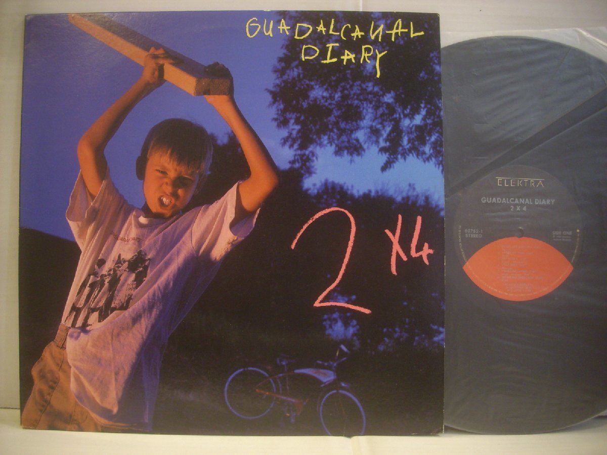 ● 輸入USA盤 LP GUADALCANAL DIARY / 2×4 ガダルカナル・ダイアリー オルタナ インディーロック 1987年 ◇r50317_画像1