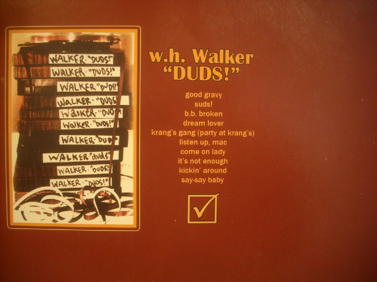 ● 輸入USA盤 LP W.H.WALKER / DUDS ウェルカムホームウォーカー ガレージパワーポップバンド SURPRISE 022 2011年 ◇r50327_画像4