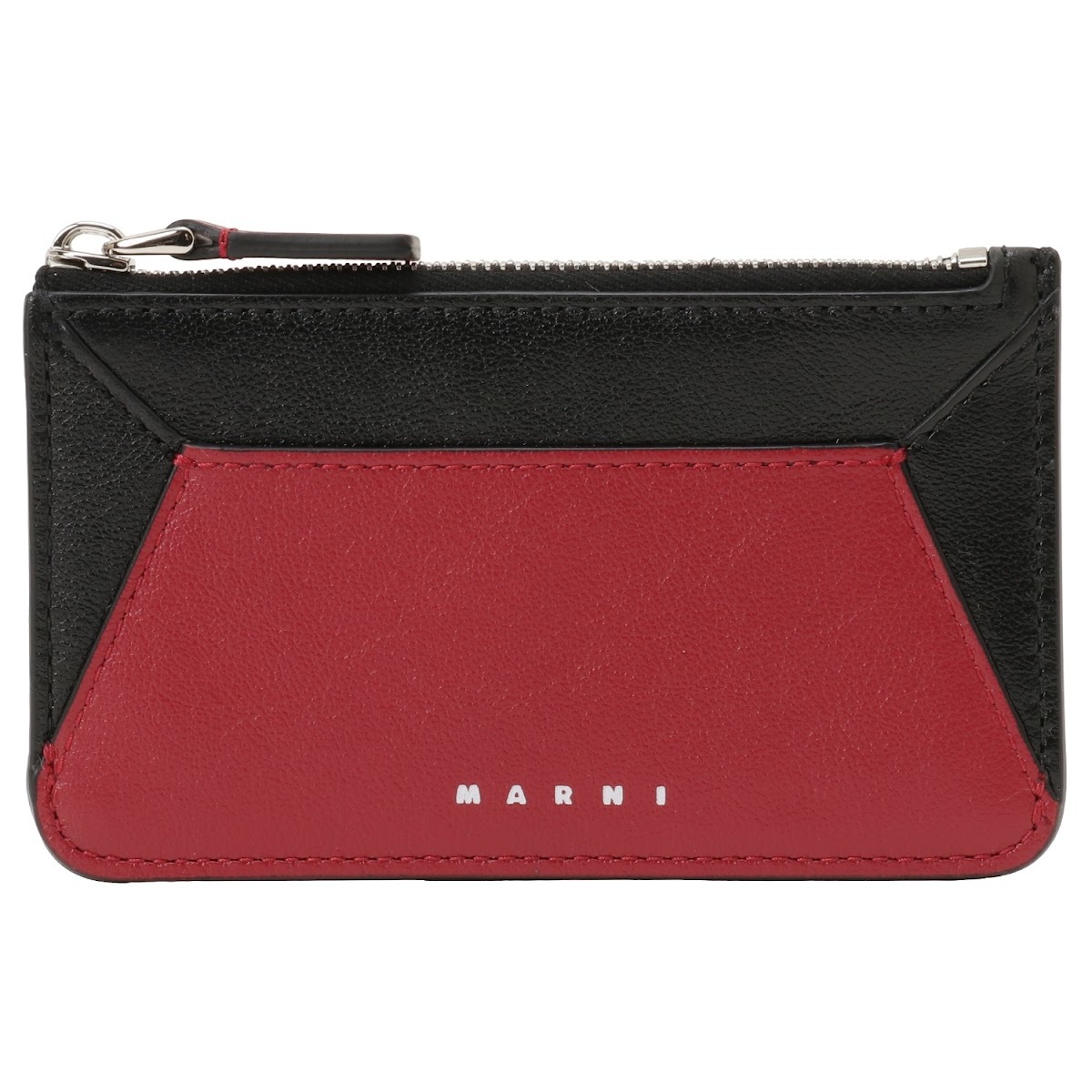 新しいエルメス マルニ MARNI PFMI0053U0 P2644 Z590N カラーブロック カードケース コインケース ブラック/レッド メンズ ユニセックス 男性用 新しいエルメス マルニ MARNI PFMI0053U0 P2644 Z590N カラーブロック カードケース コインケース ブラック/レッド メンズ ユニセックス 男性用