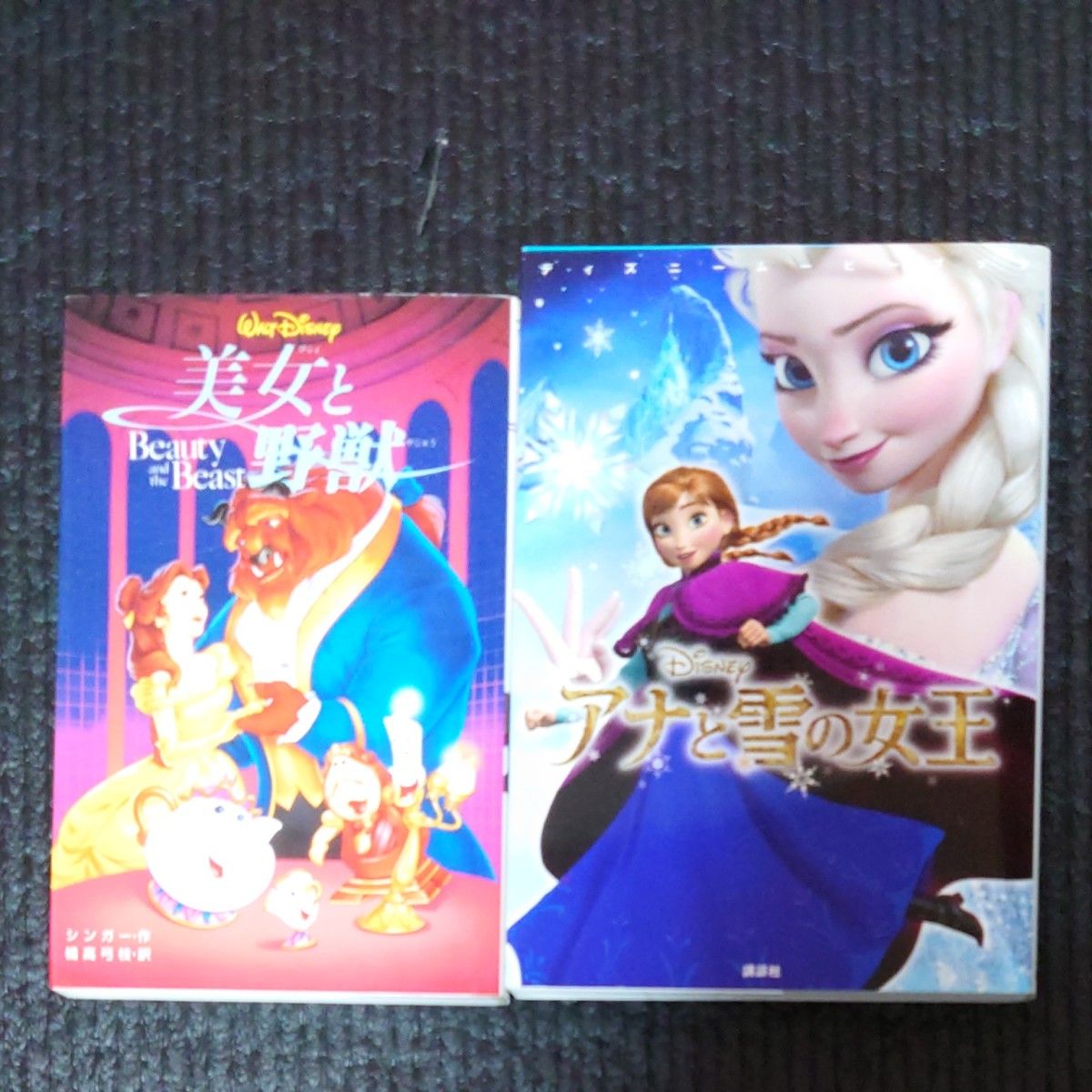 ディズニー　美女と野獣　、アナと雪の女王　のセット　２冊
