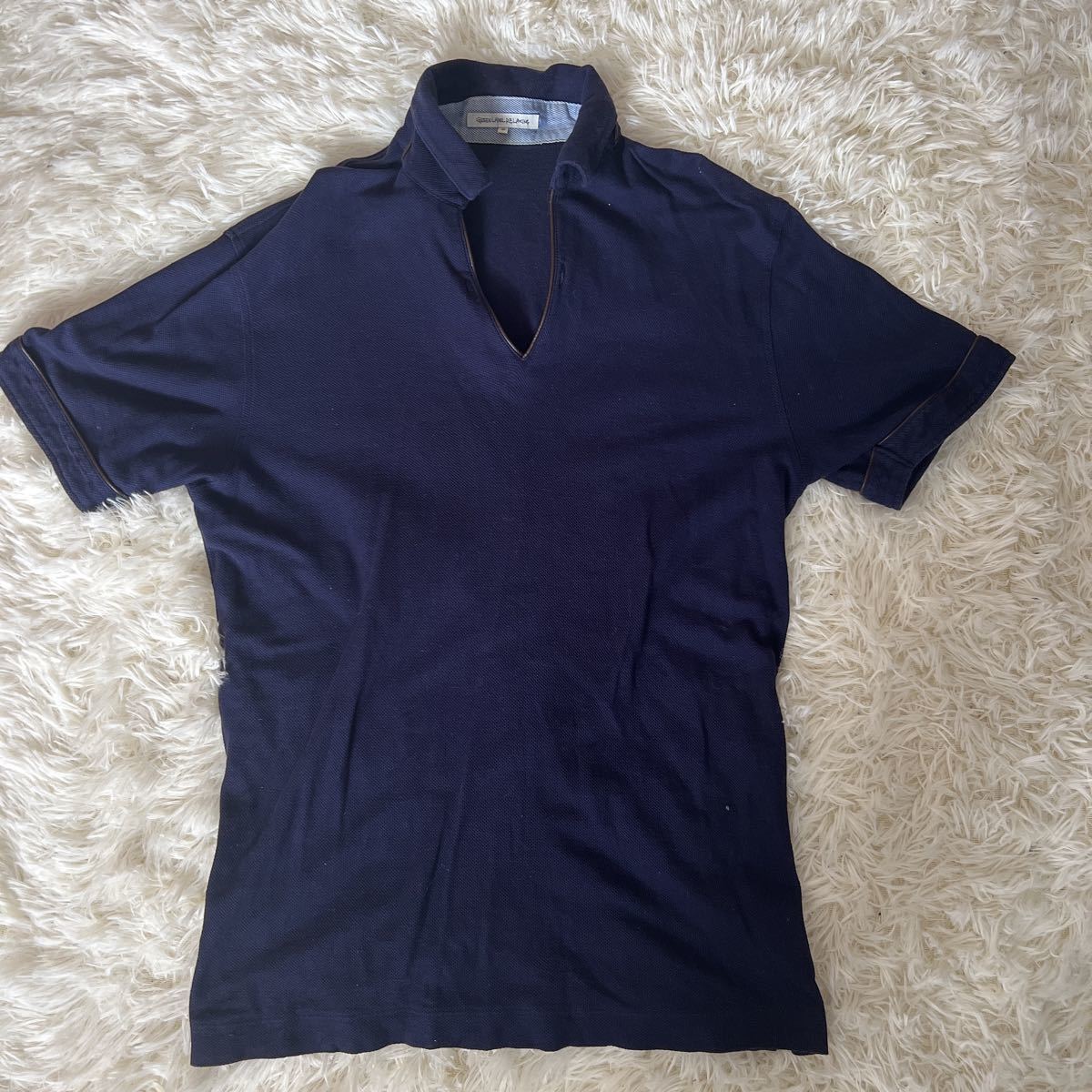  United Arrows polo-shirt navy M