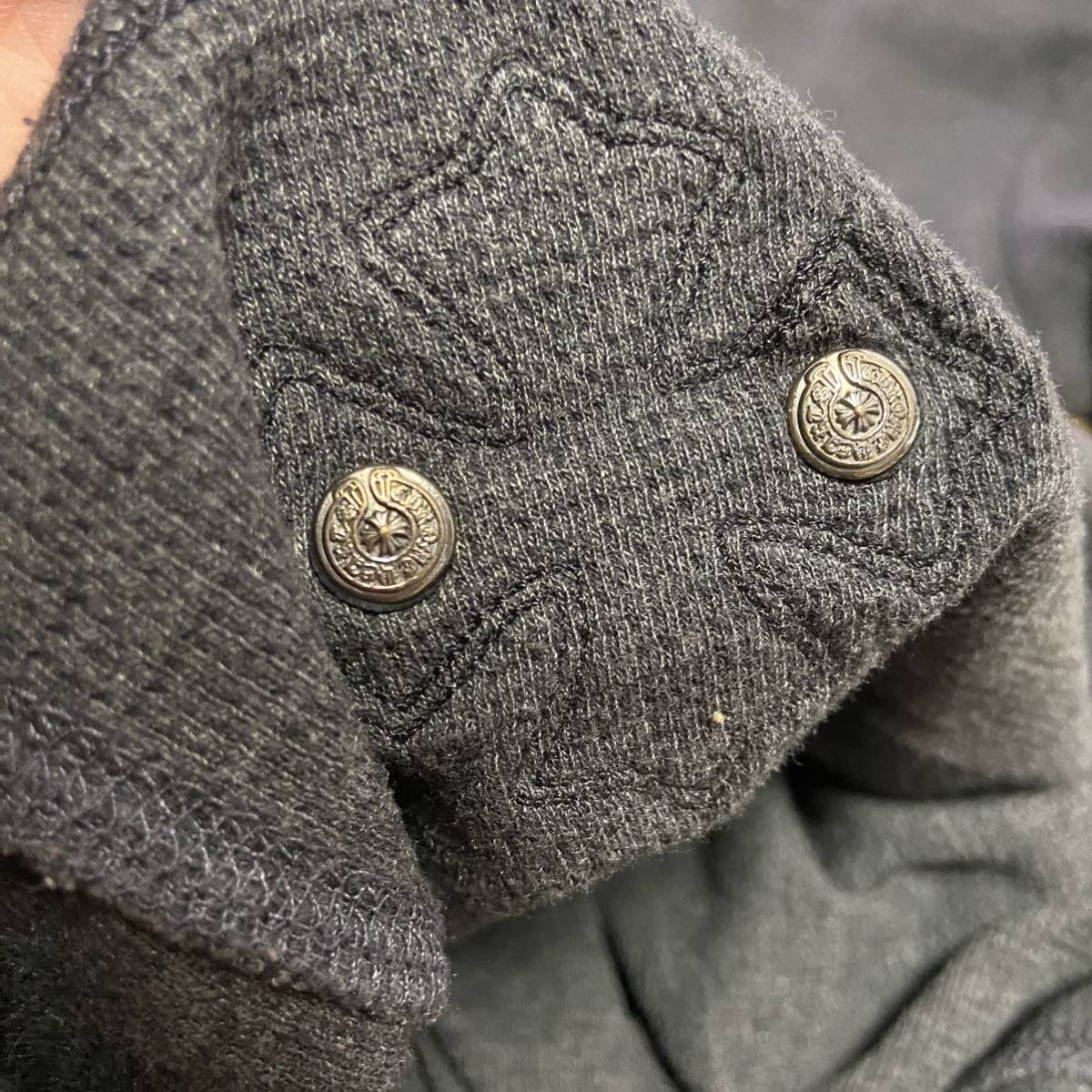 希少◇Chrome Hearts クロムハーツ ロンT スクロールラベル XS