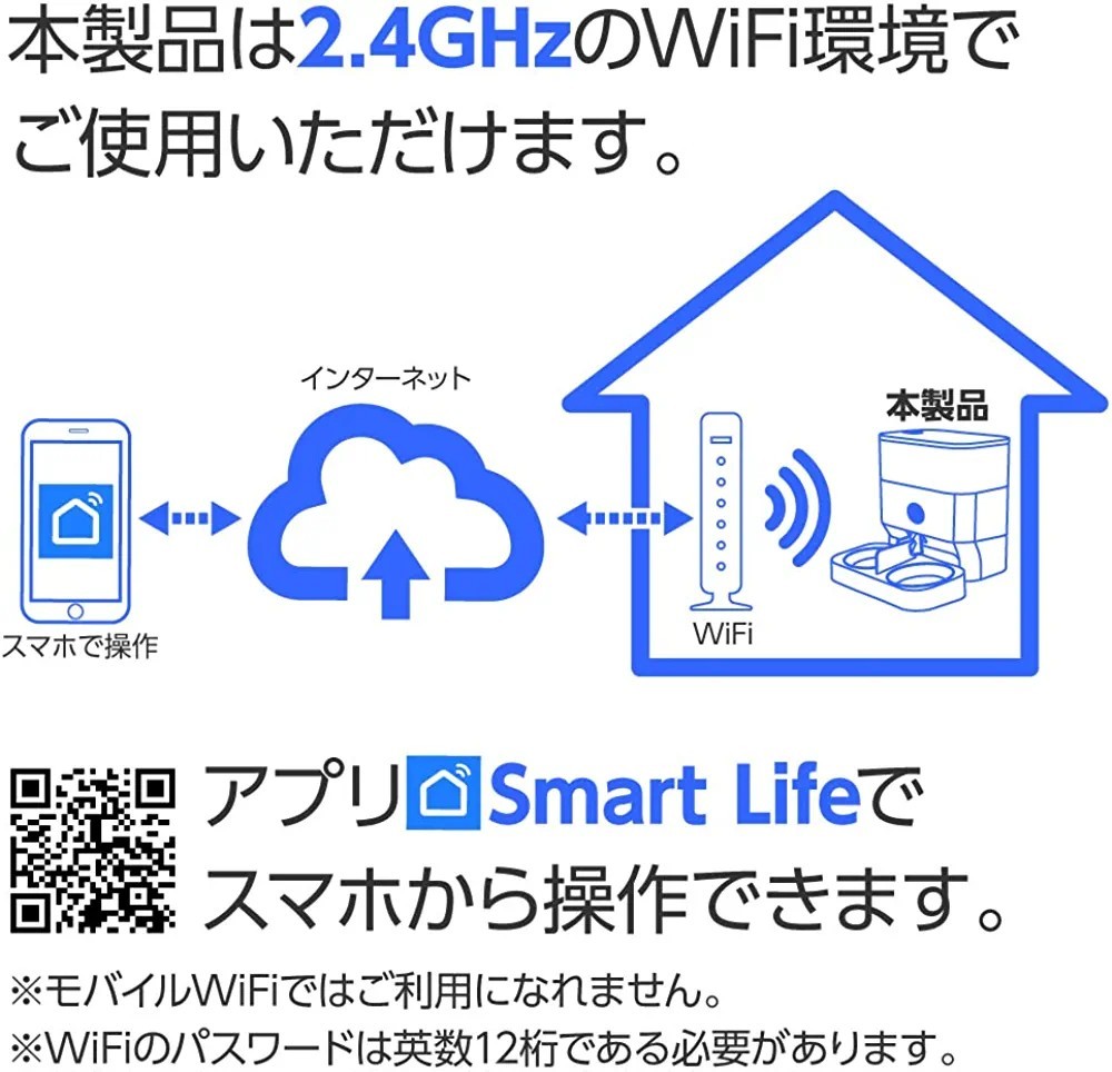 カメラ付き自動給餌器 猫 犬 自動餌やり機 6L大容量 アプリで1日8回まで wifi ペットカメラ 録音可 水洗い可能 オリジナルステンレスト_画像7