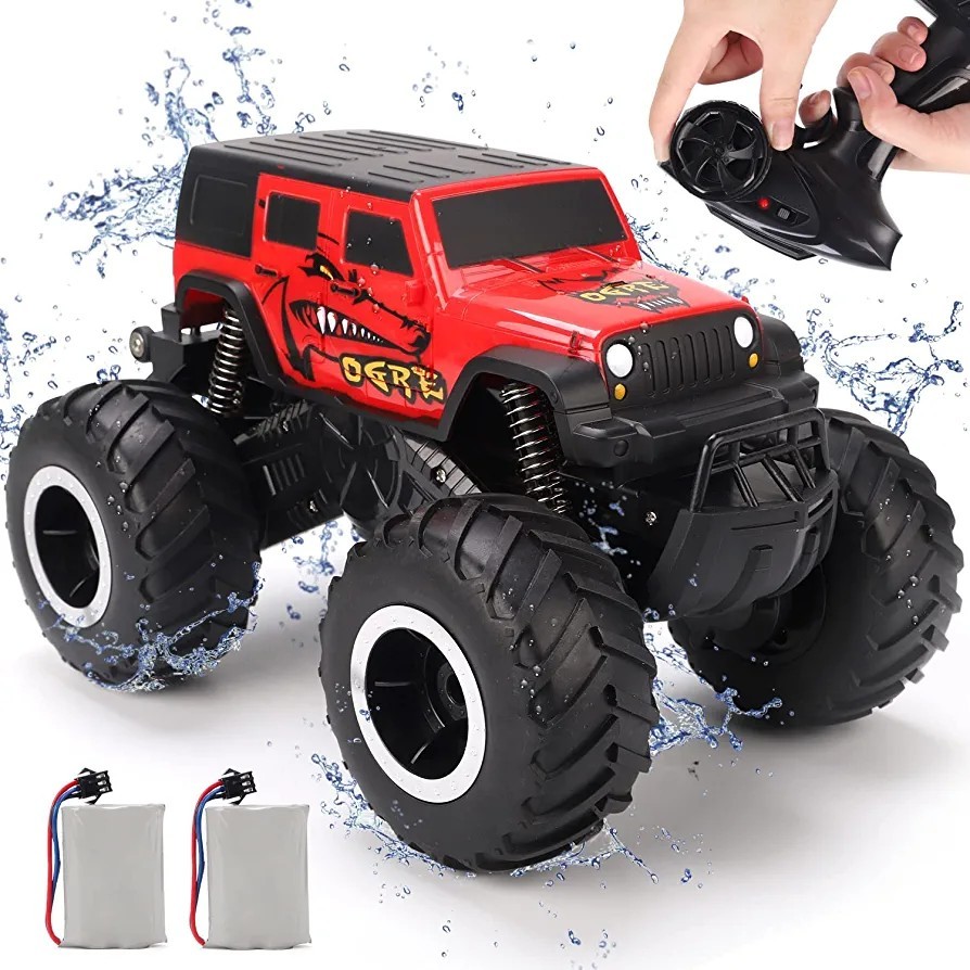 ラジコンカー こども向け オフロード 水陸両用 4WD 四輪駆動RC ラジコンカー こども向け オフロード 水陸両用 4WD 四輪駆動RC