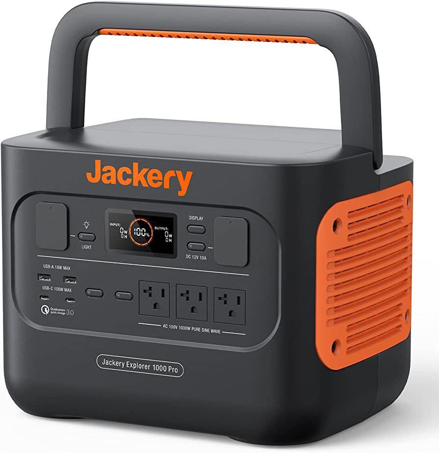 Jackery ポータブル電源 1000 Pro ポータブルバッテリー 1 8時間 フル