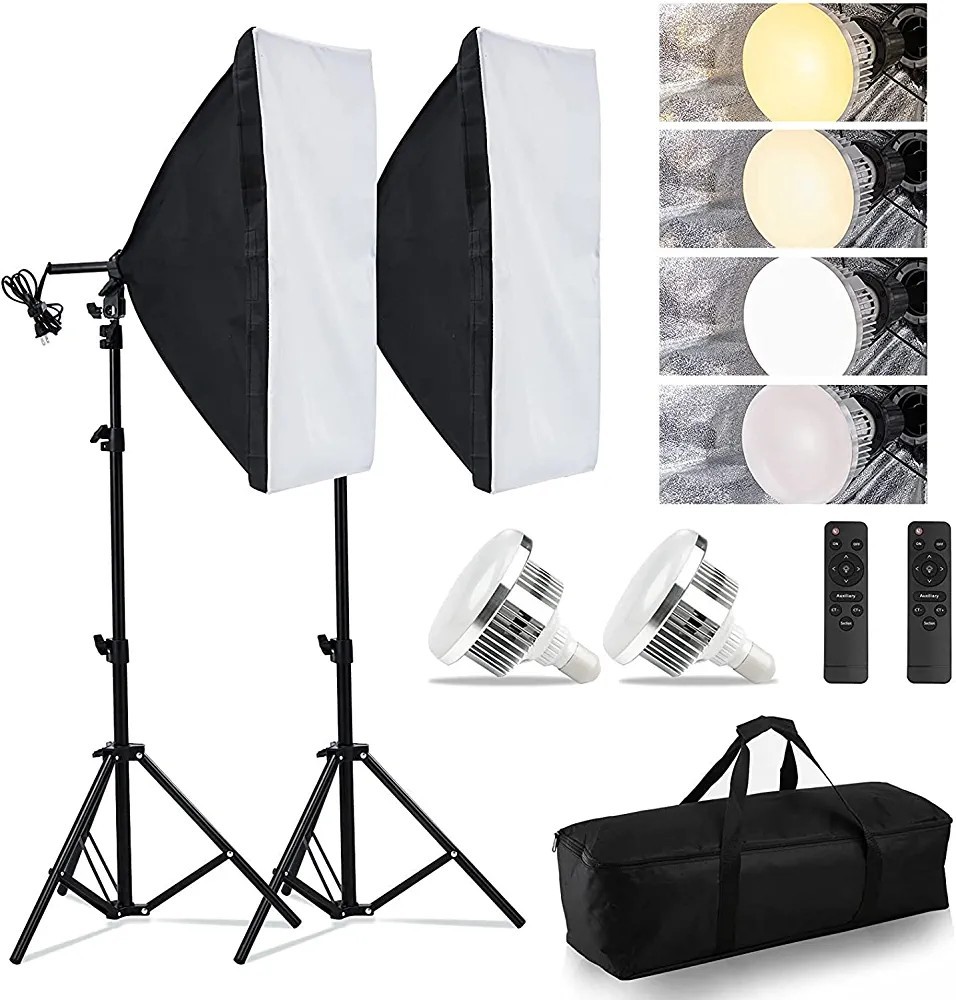  soft box LED photographing for light ] photograph photographing soft box 50x70cm lighting kit .. operation 3 color light mode 2800K-6000K photographing for lighting 